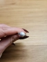 Sterling silver пръстен с 1/10 CTTW малки диаманти и shell pearl, снимка 1