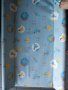 Повивалник за бебе син цвят с картинки кученца, снимка 1 - Други - 37406751