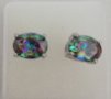 Обеци със сапфир в преливащ цвят, снимка 4