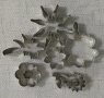 6 бр резец цвете детелина слънце палма метална форма форми за сладки тесто декор сет , снимка 2