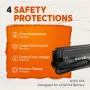 LiTime 12V (14.6V) 10A Зарядно устройство за 12 V литиева батерия IP67 Водоустойчива, снимка 3