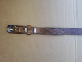 Стар красив дамски кожен колан СБХ, снимка 3
