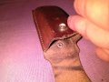 Калъвче за нож за пълнител две позиции естествена кожа 130х36х18мм вътрешен размер, снимка 6