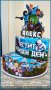 Картонена торта Майнкрафт + балон във всяко парче, снимка 2