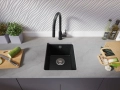графит кухненска мивка за вграждане под плот Венеция 50 XL 460x440 мм, снимка 3