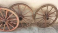 масивни колела от каруца - огромни , снимка 3