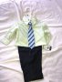 Бебешки официален костюм - риза , елече , панталон и вратовръзка, снимка 2