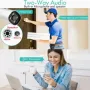 Комплект 4бр AI Smart камери с пълноцветно нощно виждане и NVR за професионално видеонаблюдение, снимка 6
