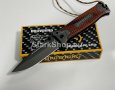 Дизайнерски сгъваем нож Boker B048 със асистирано отваряне /отваряне с един пръст с натиск върху щиф, снимка 3