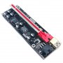Светещ LED riser 010s PCI-E X1 to PCIE X16 , снимка 4