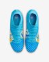Футболни обувки NIKE ZOOM MERCURIAL SUPERFLY 9 ACADEMY KM BALTIC BLUE/WHITE размер 45, снимка 4