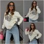 дамски пуловер , снимка 1 - Блузи с дълъг ръкав и пуловери - 43447755