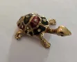 Метална бижутерка - Костенурка, снимка 2