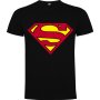 Нова мъжка тениска Супермен (SuperMan) в черен цвят