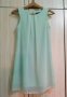 Къса рокля цвят мента , снимка 1