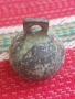 Бронзова хлопка звънец орехче , снимка 1