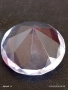 Преспасие от кристално стъкло с форма на диамант много красиво 48998, снимка 1