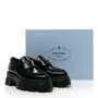 Prada Women Monolith Pointy Brushed Leather Loafer, снимка 1