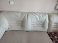 Кожен диван с опция за сън и ракла , снимка 4