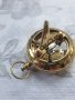 Бронзов компас с слънчев часовник , снимка 1 - Романтични подаръци - 43051919