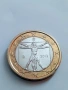 Рядка колекционерска монета - 1 евро Леонардо, снимка 1