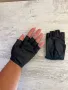 Черни дамски кожени ръкавици с изрязани пръсти 🖤, снимка 2
