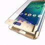 Стъклен протектор за Samsung Galaxy S7 G930F FullFace златен Gold скрийн протектор, снимка 2