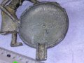 Стар АФРИКАНСКИ МЕТАЛЕН ФИГУРАЛЕН ПЕПЕЛНИК Рядка РЪЧНА ХУДОЖЕСТВЕНА ИЗРАБОТКА За КОЛЕКЦИЯ 42669, снимка 12