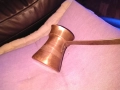 Медно канче за кафе Н-110мм фи 75мм с 6 медни чаши Н-45мм и фи 75мм нови, снимка 7