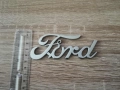 сребрист надпис Ford стар стил, снимка 3