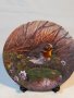 Декоративна порцеланова чиния с птица, снимка 1 - Декорация за дома - 39290033
