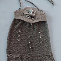 Сребърна дамска чантичка(уникат-сребро 800 проба), снимка 13 - Антикварни и старинни предмети - 38527562