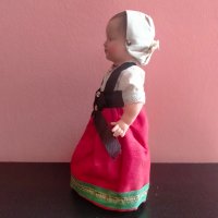 Колекционерска кукла France Celluloid 15 см, снимка 4 - Колекции - 44065609