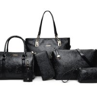 Комплект от 6 броя луксозни дамски чанти , снимка 1 - Друга електроника - 43766005