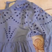 Красива синя туника/рокличка/блузка, снимка 3 - Детски Блузи и туники - 33374842