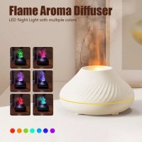 Ароматерапевтичен дифузер с ефект на пламък + 10мл.ароматни капки-подарък, снимка 2 - Други стоки за дома - 39461823