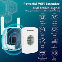 Нов WiFi удължител на обхват Wi-Fi усилвател AX1800 Mbps Антена интернет, снимка 8 - Друга електроника - 43571258
