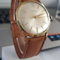 Швейцарски позлатен мъжки ръчен часовник ETERNA , снимка 3 - Мъжки - 39004308