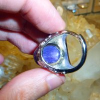 Масивен пръстен с руски чароит №236, снимка 4 - Пръстени - 43342708