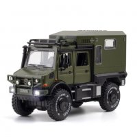 Метални колички: Mercedes-Benz Unimog U5000 Motorhome (Мерцедес-Бенц) , снимка 8 - Колекции - 35542022