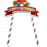 Лего Нинджаго Ninjago топер сламки рожден ден happy birthday украса за торта, снимка 1 - Други - 33381076