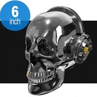 Bluetooth колонка със стойка за телефон череп Skull KMS, снимка 3 - Bluetooth тонколони - 32747477