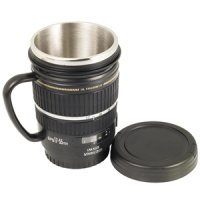 Термо чаша обектив Canon с дръжка, снимка 5 - Чаши - 26733615