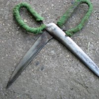 Стара кована абаджийска ножица, снимка 3 - Антикварни и старинни предмети - 29048758