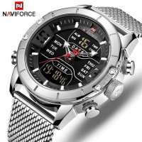 Мъжки часовник Naviforce, Неръждаема стомана, снимка 9 - Мъжки - 40193756