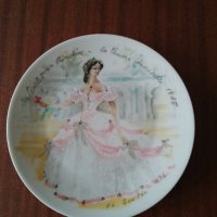 Порцелан Limoges,  Скарлет, френска, колекционерска порцеланова чиния, снимка 2 - Други ценни предмети - 40216572