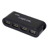 USB Хъб 4xUSB2.0, Ext. power LogiLink SS300780, снимка 1 - Други - 39069493