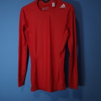 Adidas Techfit Спортна/Блуза Мъжка/S, снимка 1 - Спортни дрехи, екипи - 43180062