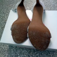 Дамски елегантнин обувки Graceland, сребристи, снимка 3 - Дамски елегантни обувки - 28239470