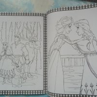 Frozen Замръзналото царство книжка за оцветяване Елза Анна, снимка 4 - Детски книжки - 32414919